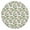 Light Gray Daisy, variant on Light Gray Daisy Flower Pattern Round Fitted Tablecloth with Elastic Edge,Dining Table Cover Waterproof,Outdoor Round Tablecloth for Camping,Dining,Indoor and Outdoor