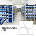 thumbnail image 3 of unbranded 2Pcs White Cold Rolled Steel Shelf Support Brackets with Antislip Surface for Home Shelving, 3 of 8