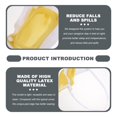 thumbnail image 4 of JUNWELL Urine Container  Bag for Travel & Camping (Light Yellow)(6.3X2.76X1.97Inch), 4 of 10