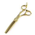 thumbnail image 1 of Professional 6 Inch Hair Cutting Scissors and 440C Steel Gold Hair Thinning Shears Set for Barbers, 1 of 3