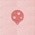 thumbnail image 1 of Ahgly Company Machine Washable Indoor Square Transitional Pastel Red Pink Area Rugs, 4' Square, 1 of 7
