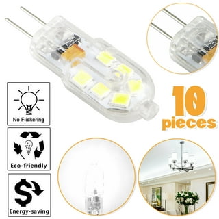 Mini G4 Bi-Pin Cool White LED COB Silicone Light Bulb 6W 12VAC-DC for 12V  Landscape, RV, Puck Lights