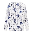 thumbnail image 5 of Pntutb - Blusa de manga larga con encaje estampado a la moda para mujer, tops casuales con cuello en V Pntutb Pntutb-6814, 5 of 5