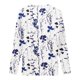 thumbnail image 5 of Puntoco - Blusa de manga larga con encaje estampado a la moda para mujer, tops casuales con cuello en V Puntoco Puntoco-6814, 5 of 5