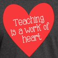 thumbnail image 3 of CafePress - Red Teacher Heart Dark T Shirt - Men's Classic Graphic Cotton T-Shirt, 3 of 4
