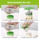 thumbnail image 4 of Easy to Use Can Opener Bottle Opener for Seniors Easy Opening Lid Opener Adjustable Grip Stainless Steel Green, 4 of 5
