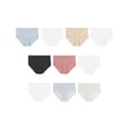 thumbnail image 3 of Hanes Women's Cotton Brief Underwear, 10-Pack Assorted 9, 3 of 4