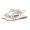 Silver, variant on ZenCart Women's Bohemian Sandals Glitter Rhinestones Sandals Casual Flat Heel Summer Shoes for Vacation Beach Daily Wear Shopping
