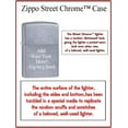thumbnail image 3 of Zippo Lighter - Personalized Customize Message Engrave on Backside for Jack Daniel's Design (Street Chrome 48748), 3 of 7