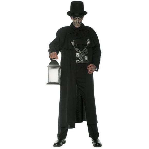 Early Mourning Skull Lord Full Length Jacket Men's Halloween Costume STD-XXL
