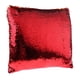 thumbnail image 4 of Funda de almohada cuadrada con lentejuelas brillantes para sofá, cojín para asiento, decoración del hogar, 40 x 40 cm Rojo brillante y dorado, 4 of 9