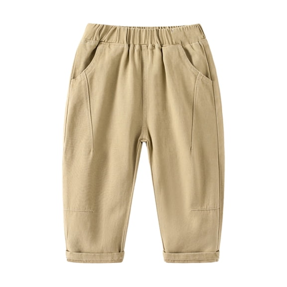 Esaierr Kids Baby Sweatpants for Boys Cotton Pants 1-8Y Toddler Boys' Pants Fashion Casual Solid Color Pants Spring Summer Jogger Pants