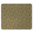 thumbnail image 1 of Leaves Mouse Pad, Old Fashioned Style Abstract Leafy Branches with Dots Retro Antique Style, Rectangle Non-Slip Rubber Mousepad, Khaki Pale Brown, by Ambesonne, 1 of 2