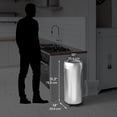thumbnail image 7 of 16 Gal Round Open Top Kitchen Trash Can Recycling Bin with Wheels and Double Odor Filters, 7 of 7