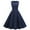 Navy, variant on Bigersell Plus Size Formal Dresses Women's Summer Fashion Sleeveless Round Neck Vintage Solid Party Swing Dress Women Bodycon Dress Style 18725, Female Short Dresses Navy L