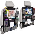 thumbnail image 1 of Foldable Car Back Seat Organizer with Touch Screen Tablet Holder Tissue Box Car Organizer with 8 Headphone Storage Pockets/Charging, 1 of 5