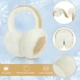 thumbnail image 6 of KOITHOT 2 Pcs Ear Muffs for Women, Foldable Fluffy Earmuffs with Headband, Multicolor Winter Outdoor Earmuffs, 6 of 6