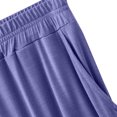 thumbnail image 6 of Womens Plus Size Pajama Shorts Comfy Sleep Shorts Elastic Waist Lounge Short Pants with Pockets, 6 of 7