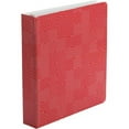 thumbnail image 1 of 1.5 in. Oxford Back-Mounted Round Ring Binder, Red, 1 of 1