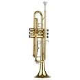 thumbnail image 1 of Muslady Trumpet Bb B Flat Brass Exquisite with Mouthpiece Gloves, 1 of 3
