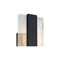 thumbnail image 3 of Possini Euro Design Cascadia Modern Wall Light Sconces Set of 2 Black Metal Hardwire 6" Fixture LED Piastra Art Glass for Bedroom Bathroom Vanity Home, 3 of 9