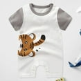 thumbnail image 2 of Teen Boy Clothes Toddler Little Outfit Kids Baby Unisex Summer Cotton Animal Printed Sleeveless Training 3 6 12 18 24 Months 3T Boys' Clothing Sets Tops And Shorts Two Pieces Set, 2 of 4