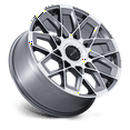 thumbnail image 2 of Status Cast Aluminum Wheel ST005 22x9.5 5x112/120 ANTHRACITE MIRRORED 20mm, ST005AD22955920, 2 of 3
