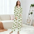 thumbnail image 6 of joogoo Pajamas Set for Women Cute Palm Tree Long Sleeve Pjs Loungewear XL, 6 of 7