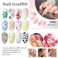 thumbnail image 2 of 12 Colores Nail Art Pens Set , 0.5mm Nail Art Point Grafiti Pen Set, L&aacute;pices para Decorar U&ntilde;as para DIY, Rotulador U&ntilde;as Herramientas de Manicura Regalo para Navidad, 2 of 8