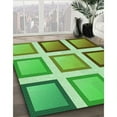 thumbnail image 2 of Ahgly Company Indoor Round Patterned Dark Lime Green Area Rugs, 8' Round, 2 of 6