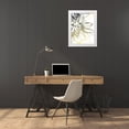 thumbnail image 3 of Grey, Jace 12x14 White Modern Wood Framed Museum Art Print Titled - Fade Botanicals, 3 of 4