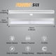thumbnail image 2 of Barra LED de 3 piezas con sensor de movimiento para escalones de RV Nilight, con batería, 2 of 8