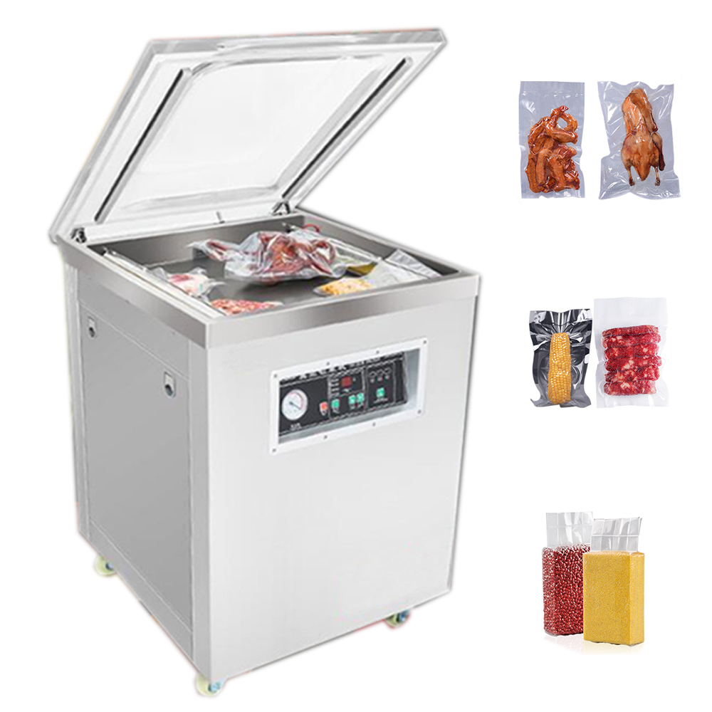 Techtongda DZ500 Single Chamber Vacuum Packaging Machine Vacuum Sealer Food Sealing Stainless Steel