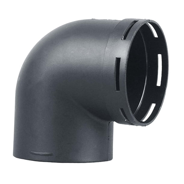 Conector de codo de salida de tubería de conducto de aire en ángulo recto para reemplazar piezas del calentador 75 mm