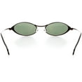 thumbnail image 4 of Hit Notion Unisex Clip-On Eyewear - Oval Shape, Metal Full Rim, Olive Brown, 4 of 4