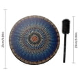 thumbnail image 2 of Hand Drum for Adult Kids, Handmade Shaman Drum Hand-Held Percussion Instrument for Home School Party Supplies with Mallet, 2 of 7