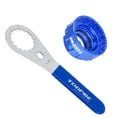 thumbnail image 1 of Accesorios para bicicletas Herramienta de anillo de bloqueo de plato de montaje directo para M7100 M8100 M9100 (+ llave) azul Barbie Nuevos Originales, 1 of 9