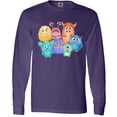 thumbnail image 3 of Inktastic Halloween Monsters Long Sleeve T-Shirt, 3 of 5
