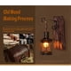 thumbnail image 3 of Archaize Industrial Wood Wall Sconce Light Rustic Wall Lamp Decorate, 3 of 5