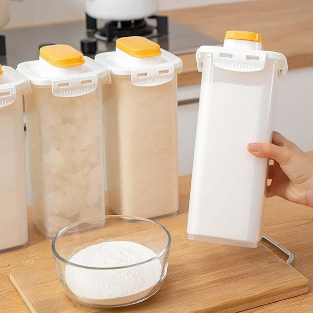 Contenedor de almacenamiento de alimentos Macarena Dispensador de cereales transparente