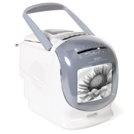 GPX Portable 5-inch TV With AM/FM, Cassette TVP10