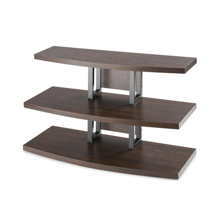 Better Homes and Gardens Walker TV Stand, Rustic Espresso