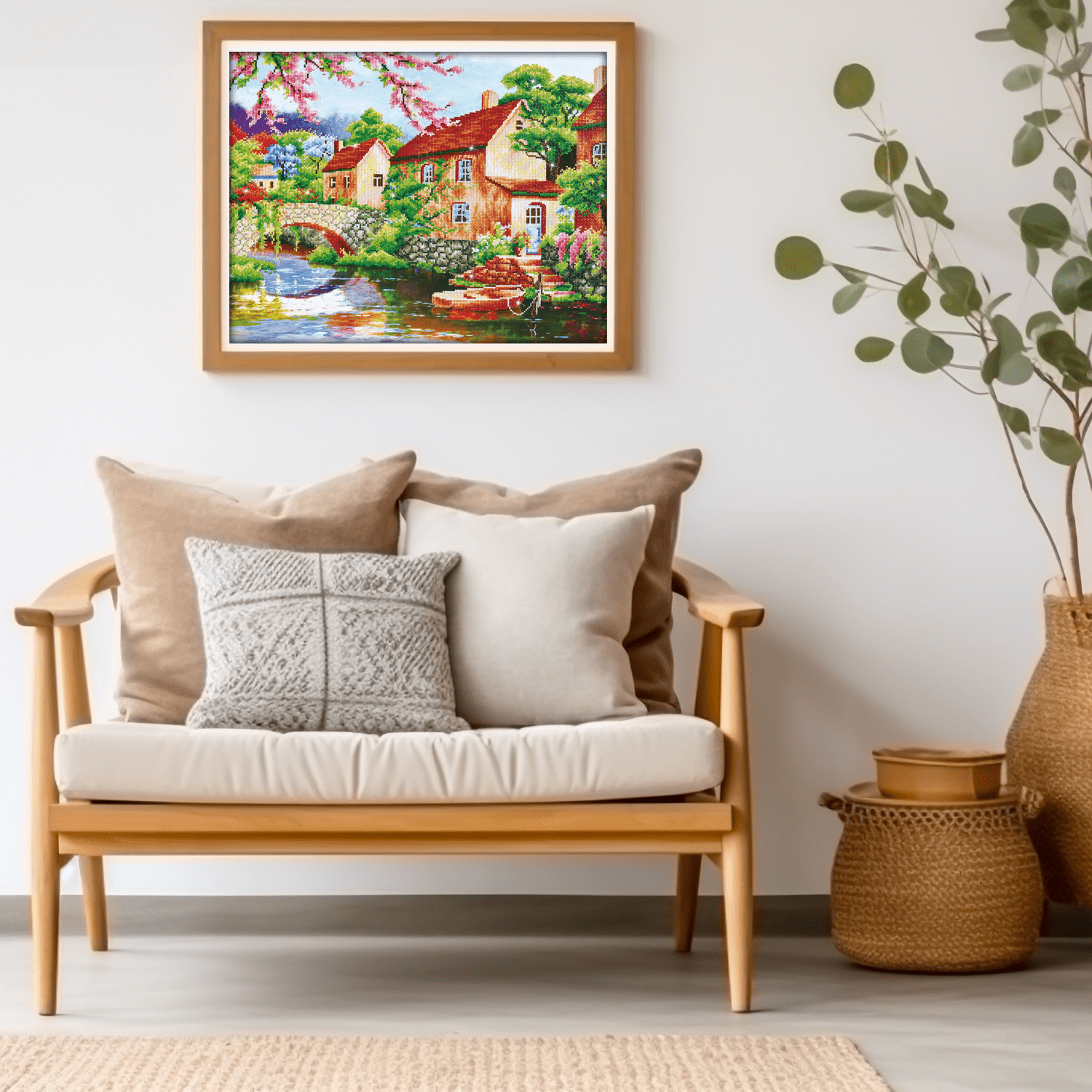 Diamond Dotz Coming Home Landscape Diamond Painting Kits for Adults - Diamond Art Kits a Relaxing Creative Craft Kit with Dotz Gems  24.4"x30.3"