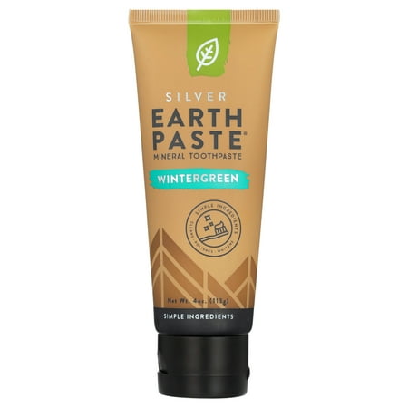 Redmond Earth Paste Natural Toothpaste, Wintergreen, 4 Oz