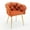 Orange, variant on Manicure Table Backrest Chair | Used in Modern Interiors | Velvet and High - quality Cotton Fill | Overcomes Unattractive Chair Look