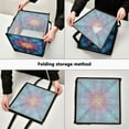 thumbnail image 4 of Home Organizer Foldable Fabric Storage Bin With Handle Rainbow Colors, 4 of 7