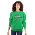 thumbnail image 3 of Christmas List Naughty Bad Didn't Try Sweatshirt for Men or Women Brisco Brands L, 3 of 6