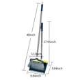 thumbnail image 3 of Broom and Dustpan Set for Home with Long Handle, 28.4" Broom with Dustpan Combo Set, Upright and Lightweight Dust pan and Brush Combo for Kitchen Room Office Lobby Floor Cleaning, 3 of 7