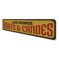 thumbnail image 4 of Boats & Canoes Novelty Sign, Metal Wall Decor - 4x18 inches, 4 of 4