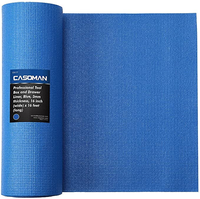 CASOMAN Professional Grade High Grip Tool Box Liner, Drawer Liner, and